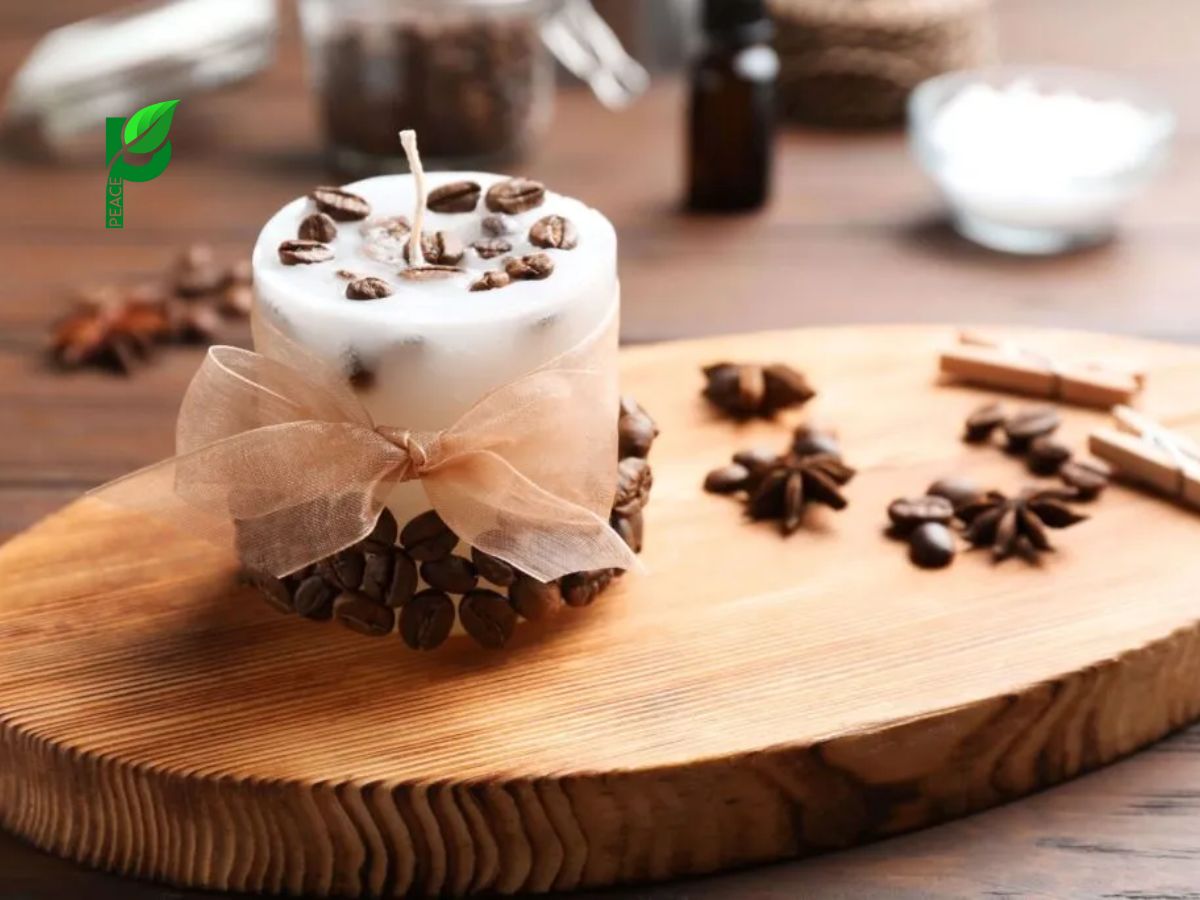 Nến thơm làm từ cà phê