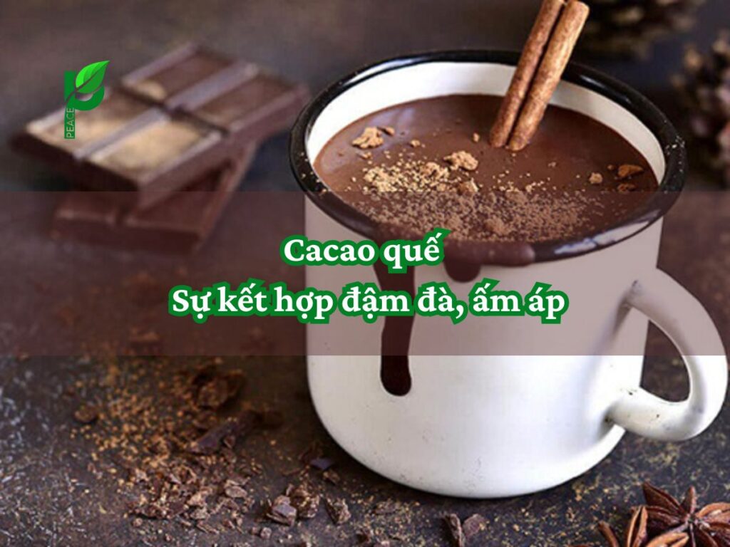 Cacao quế Sự kết hợp đậm đà, ấm áp
