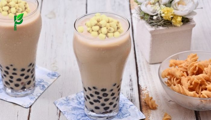 Trà sữa hạt sen