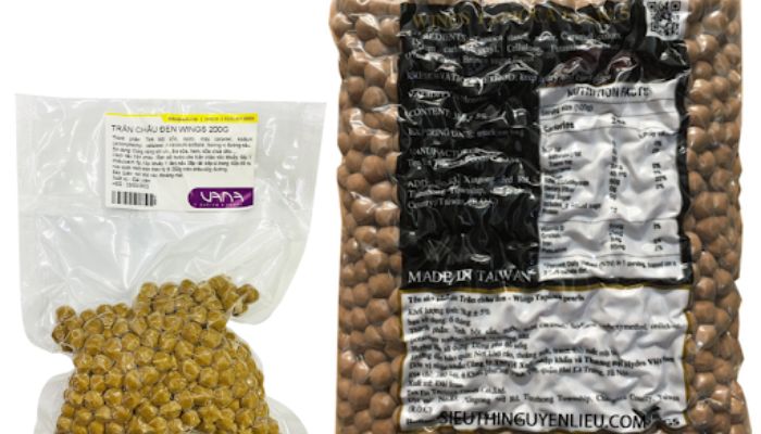 ưu tiên các loại trân châu đen truyền thống từ Đài Loan