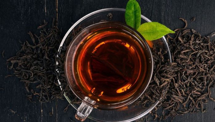 Trà đen nước sôi khoảng 95 độ C