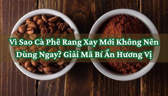 Vì Sao Cà Phê Rang Xay Mới Không Nên Dùng Ngay_ Giải Mã Bí Ẩn Hương Vị