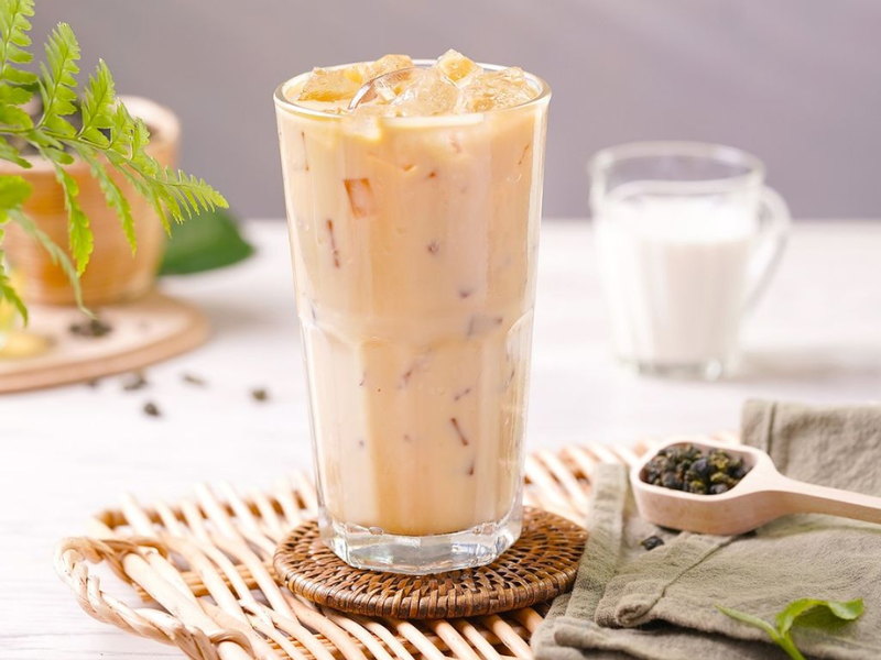 Tỷ lệ trà, sữa được cân chỉnh hợp lý để tránh vị quá béo hoặc quá nhạt