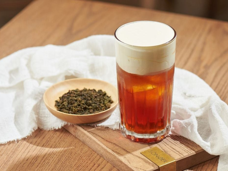 Trà Ô Long Gạo Rang Macchiato